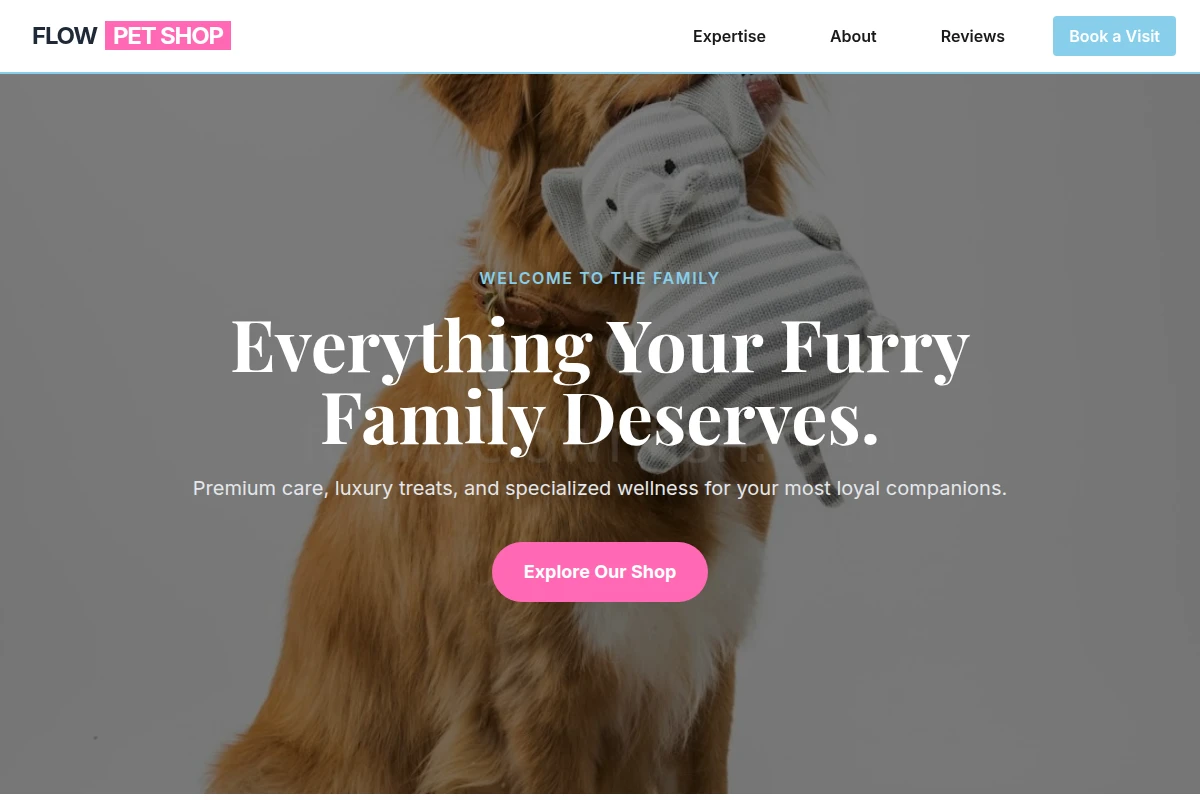 Flow Pet Shop